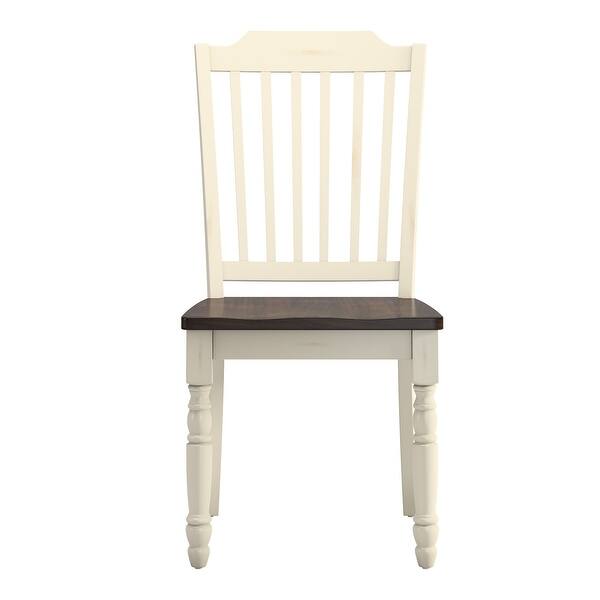 Mackenzie Country Style Two-tone Dining Chairs (Set of 2) by iNSPIRE Q Classic