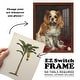 preview thumbnail 106 of 137, UA CH British Palms III -Framed Print w/glass-Cherry Red