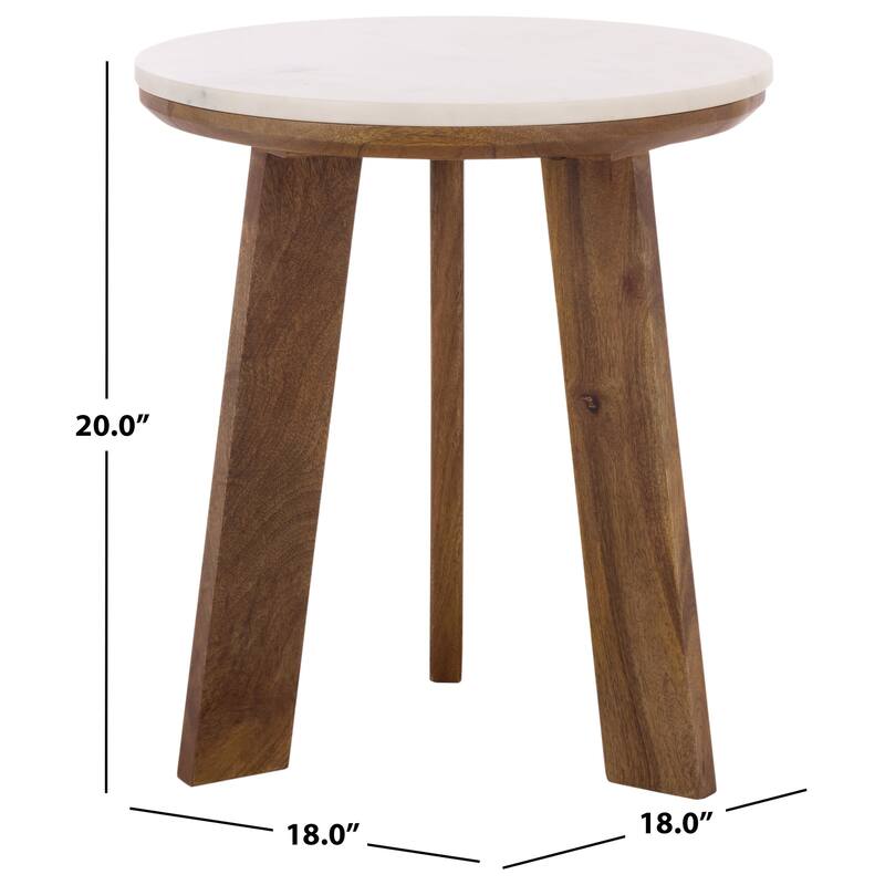SAFAVIEH Home Sanji Round Accent Table - 18"W x 18"D x 20"H