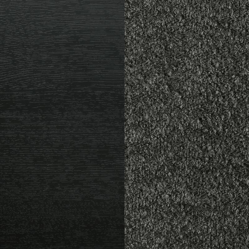 Burton Black Upholstered Queen Bed