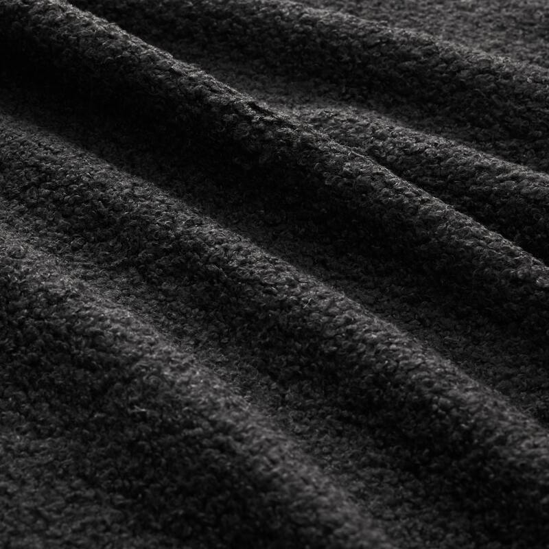 Roomfitters 77" Teddy Fabric Boneless Sofa, No Assembly Modular Couch with Double Chaises