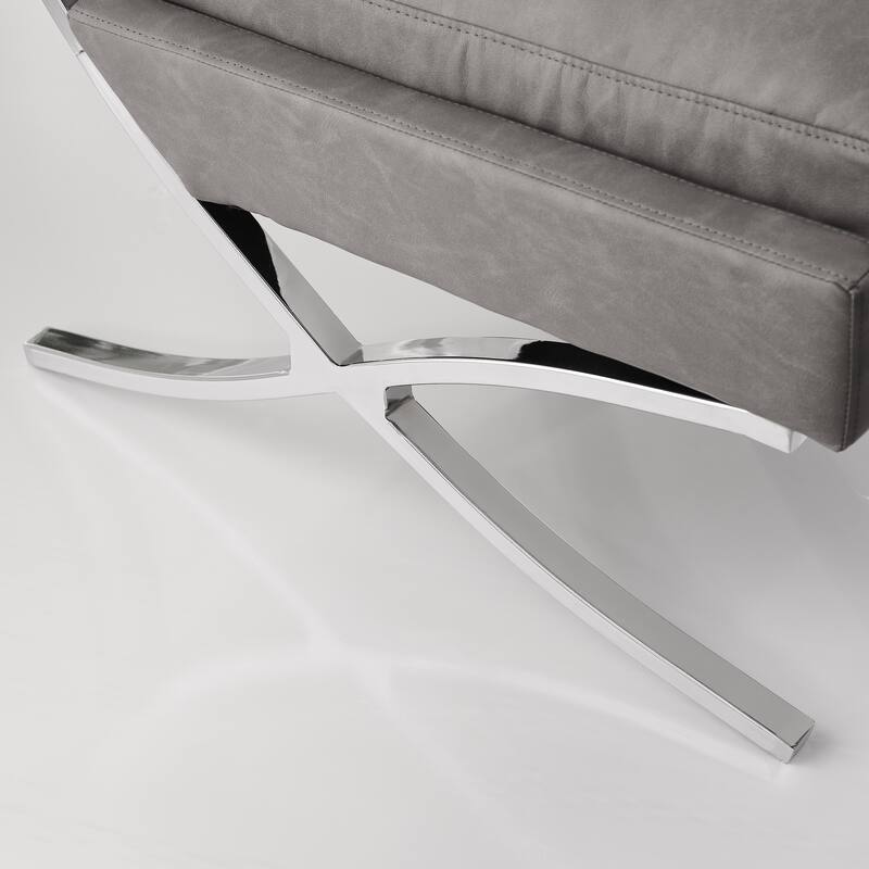 Art Leon Mid-century Modern Armless Accent Chair