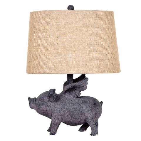 Hogs Fly Table Lamp - 15x10x21"
