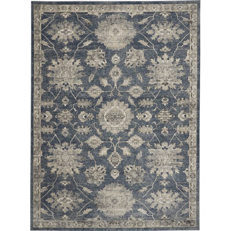 Meja Power Loomed Floral Traditional Area Rug By HomeRoots