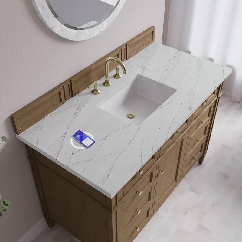 James Martin Vanities 655-V48-FENC Brittany 48" Free Standing Single