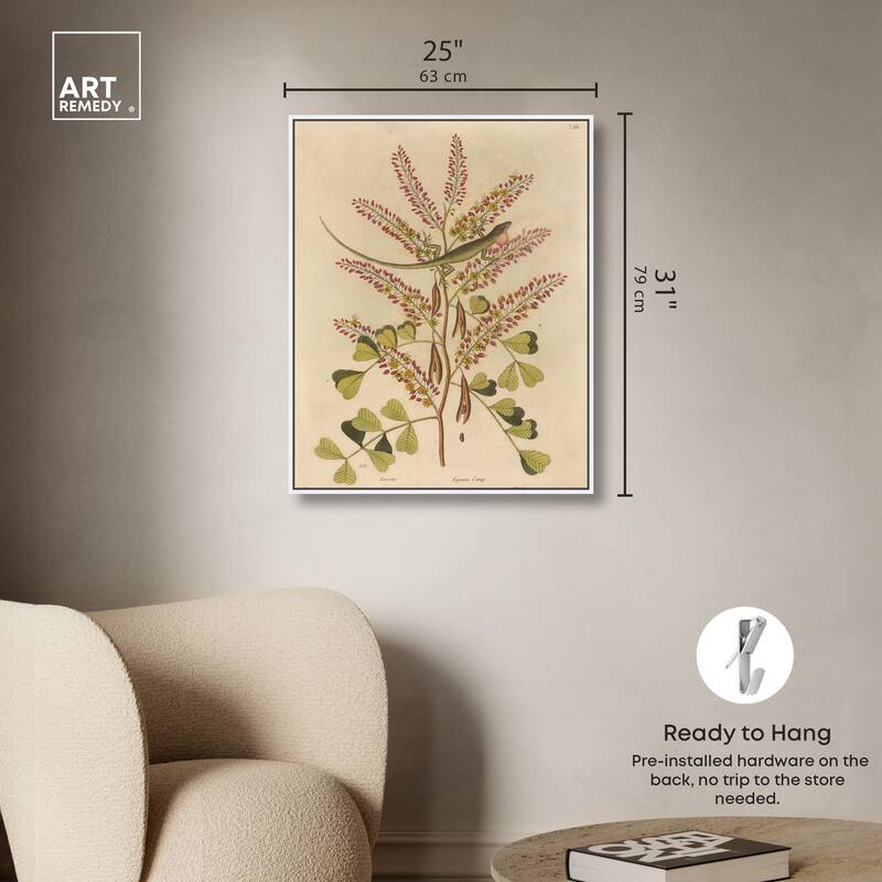 Green Lizard Canvas by Art Remedy