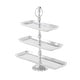 preview thumbnail 6 of 5, Silver Aluminum Traditional Tiered Server 19 x 18 x 6