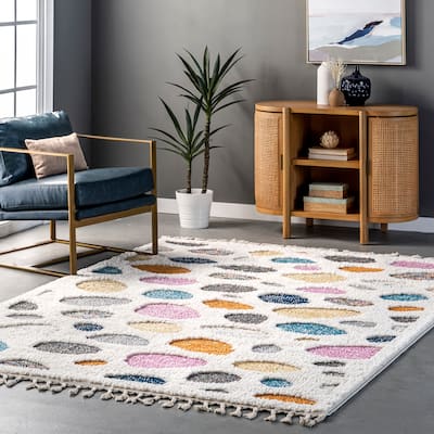 Nuloom Maybelle Braided Tassle Modern Area Rug