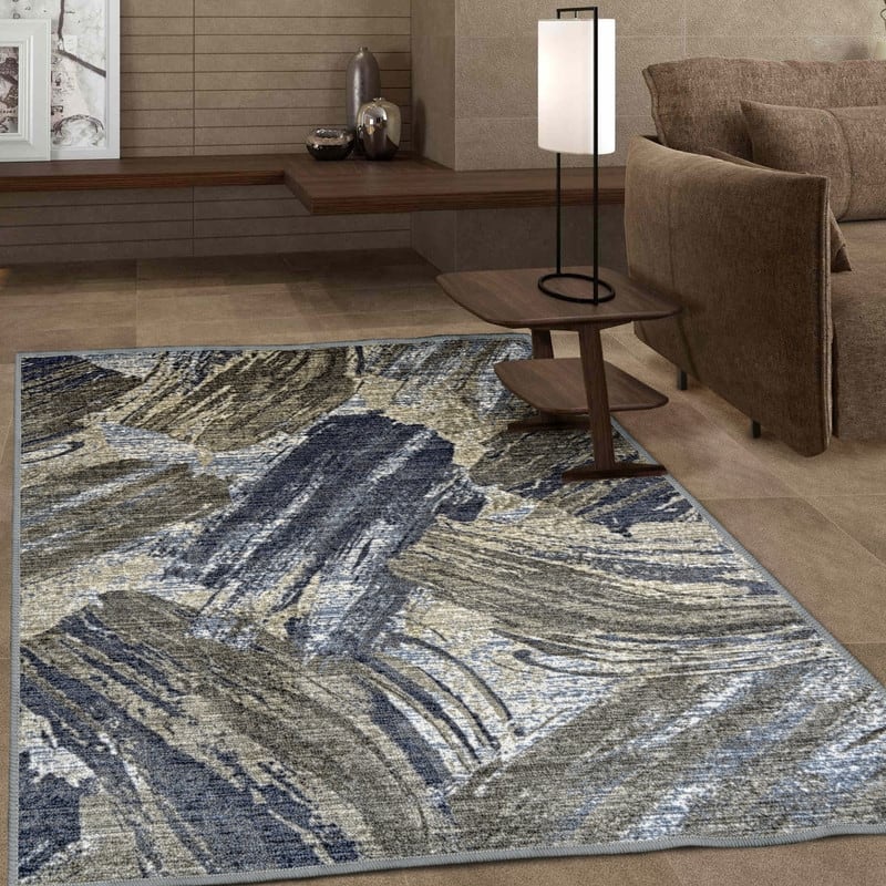 Superior Xander Abstract Washable Non-Slip Indoor Runner or Area Rug