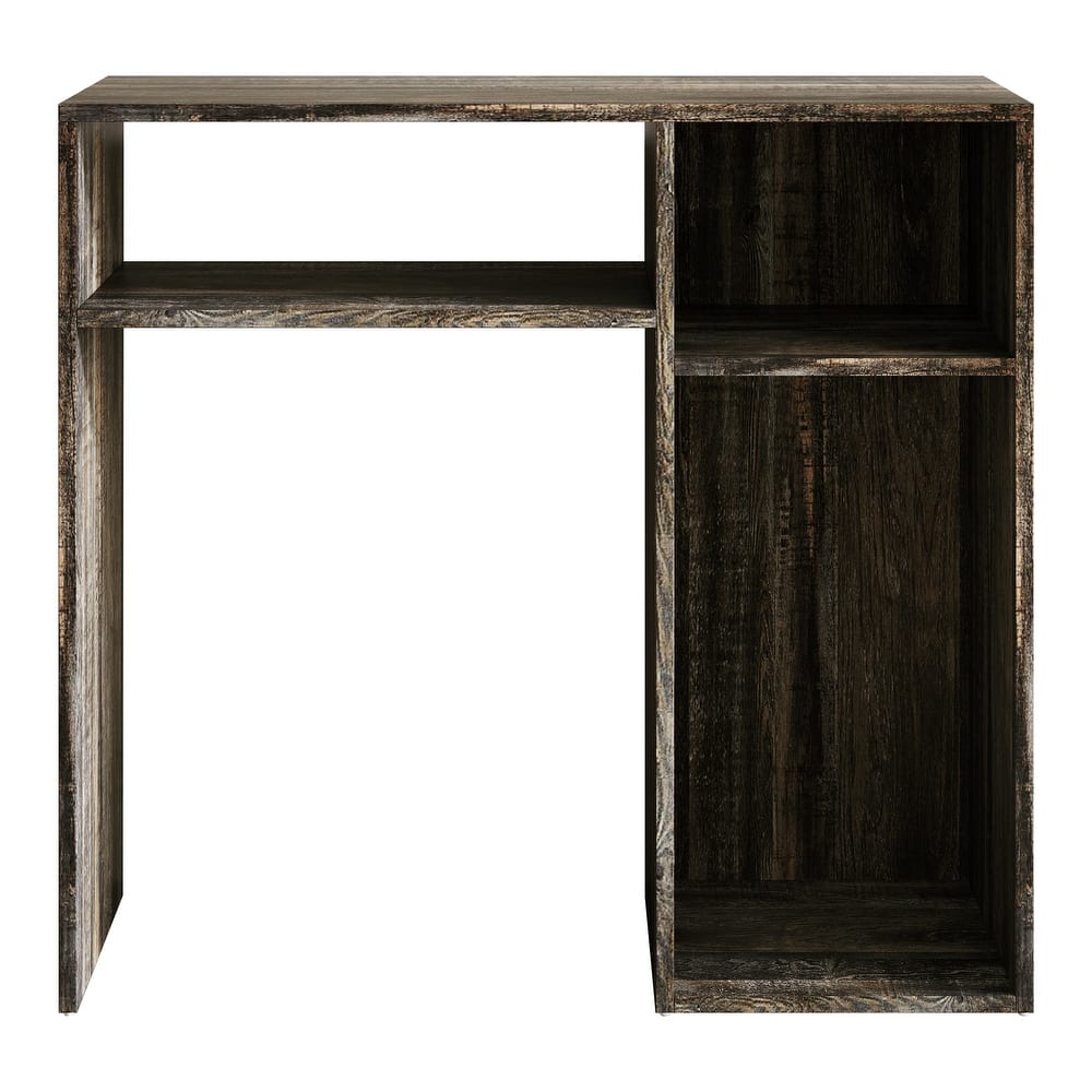 CraftPorch Classic Writing Table with Shelf Cabinet