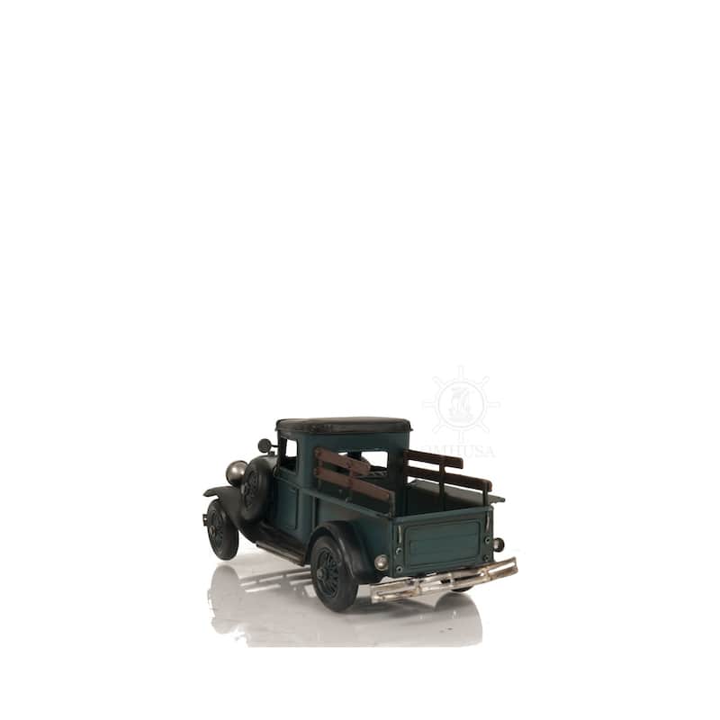 HomeRoots 5" Metal c1928 Ford Model A Pickup Hand Painted Model Truck