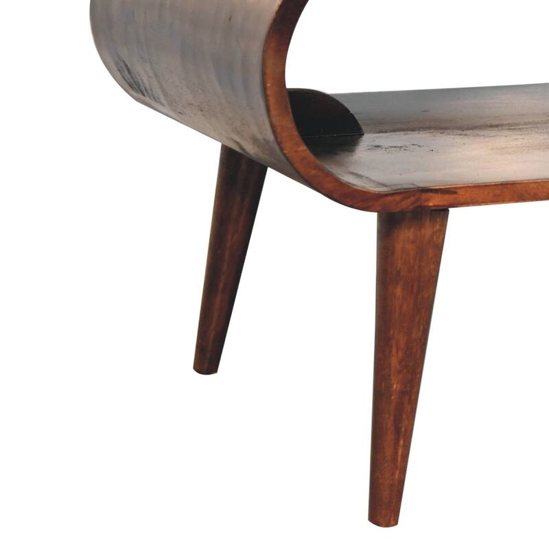 Artisan Furniture Solid Wood Open California Walnut Coffee Table