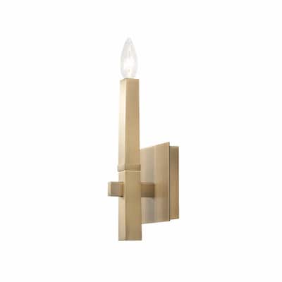 Blake 1-light Aged Brass Wall Sconce - Aged Brass