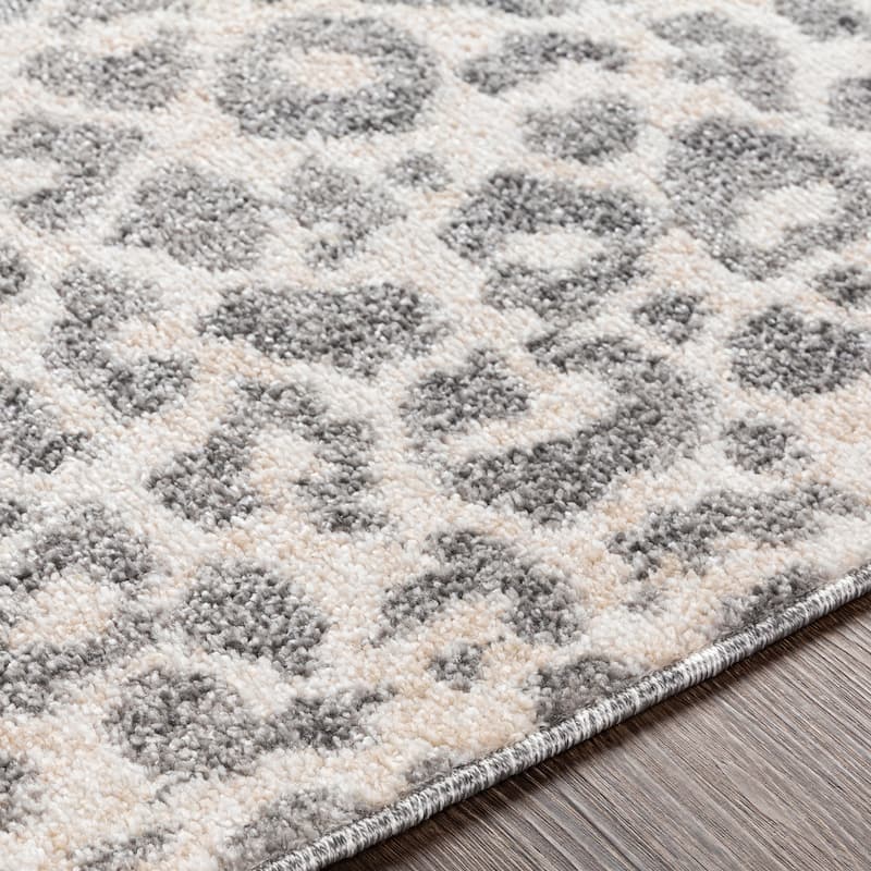 Livabliss Moodie Modern Leopard Print Area Rug