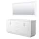 Option White / Satin Bronze Hardware