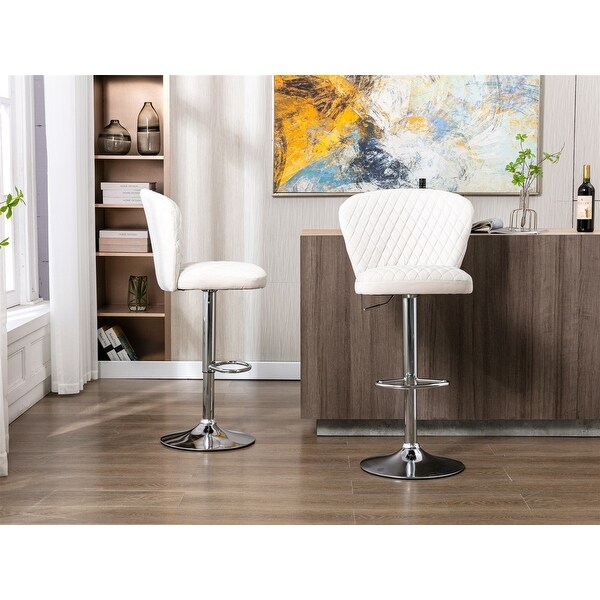 Bed bath and shop beyond white bar stools