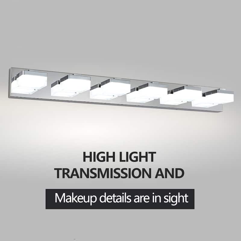 Modern 6-Light LED Vanity Mirror Light Fixture For Bathrooms And Makeup Tables
