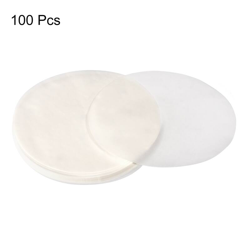 8 inch Parchment Paper Rounds Set of 100 Non Stick Baking Parchment Circle White