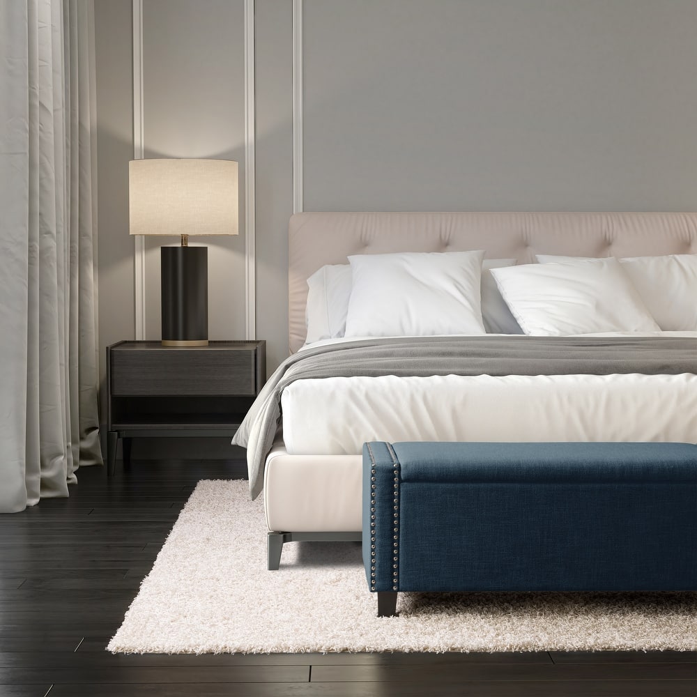 Luna Upholstered Storage Bench