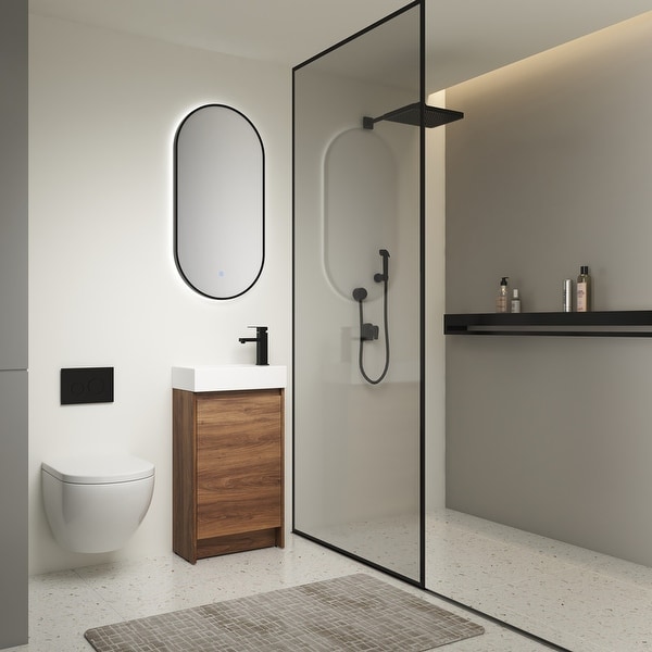 18 inch bathroom store vanity with sink