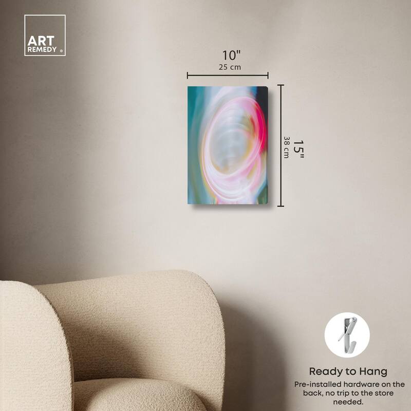 Swirling Light III Canvas by Art Remedy, Gallery Wrapped