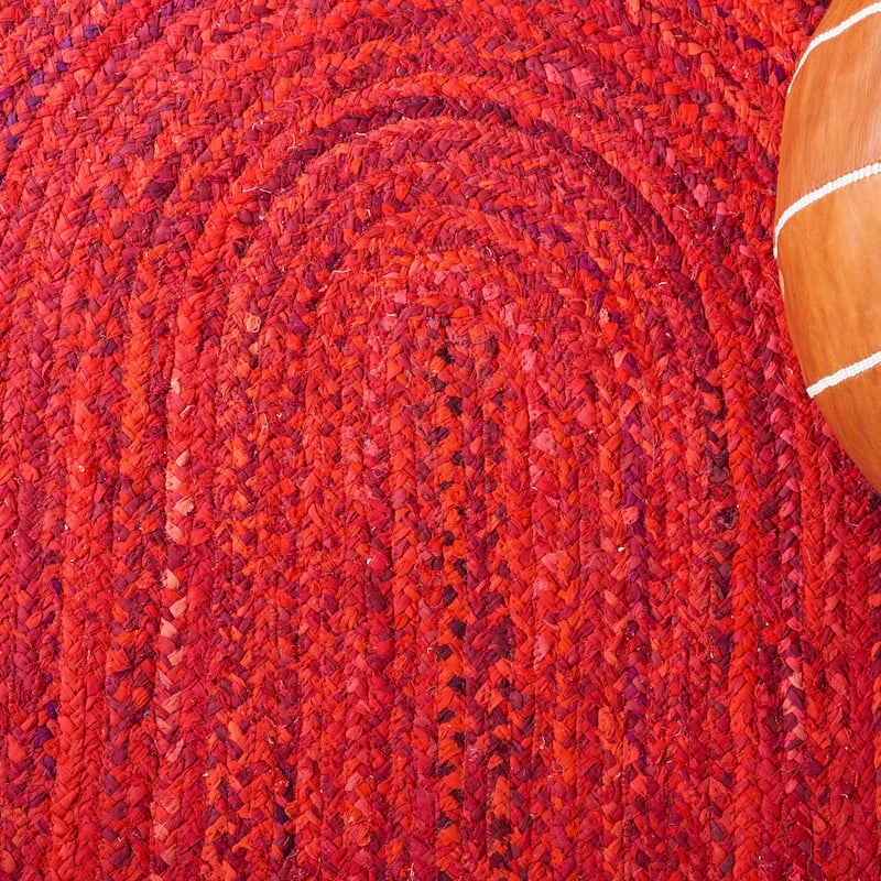 SAFAVIEH, Handmade Braided Teodora Country Cotton Rug
