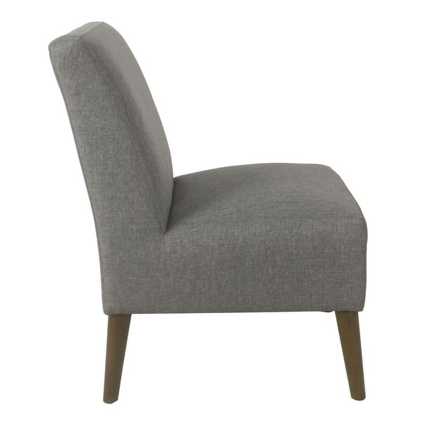 Shop Black Friday Deals On Homepop Modern Armless Dining Accent Chair Overstock 31317204 Gray Woven