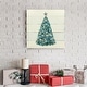 preview thumbnail 6 of 8, Christmas Shell Tree-Premium Gallery Wrapped Canvas - Ready to Hang - Multi-Color