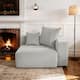 Option Light Grey-armchair right