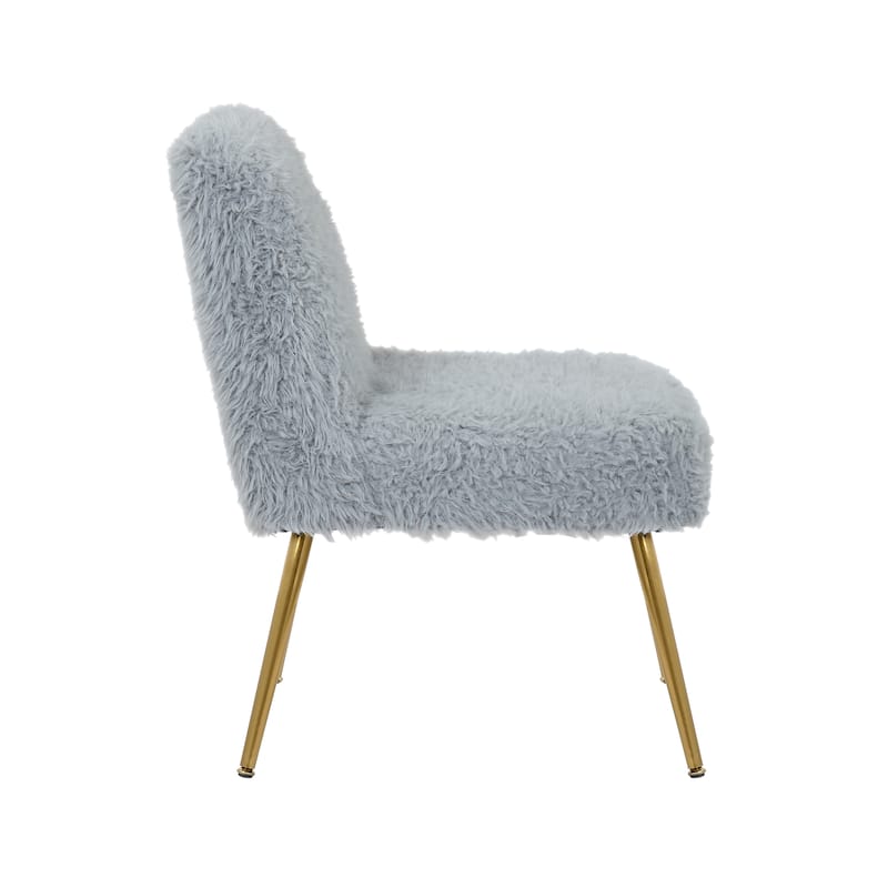 Porthos Home Gemma Dining Chairs, Plush Fabric, Gold Legs, Thick Seat
