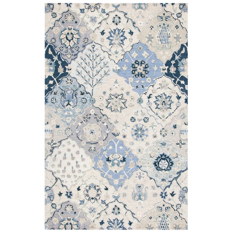 SAFAVIEH Handmade Glamour Noella Floral Wool Rug