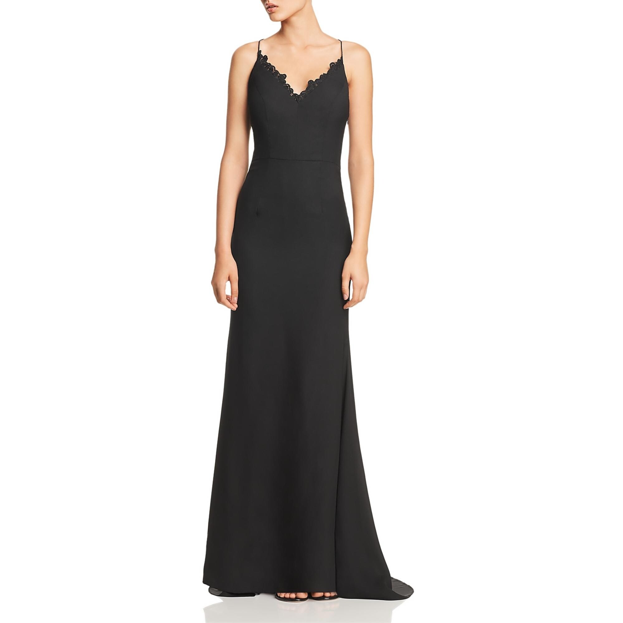 jarlo black lace dress