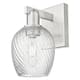 Option Brushed Satin Nickel / Clear Spiral Fluted