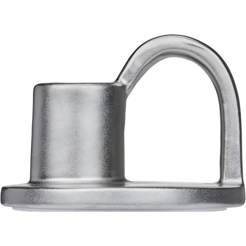 Titanium Silver Set of Two Elise Short Ceramic Candlesticks Aria Home