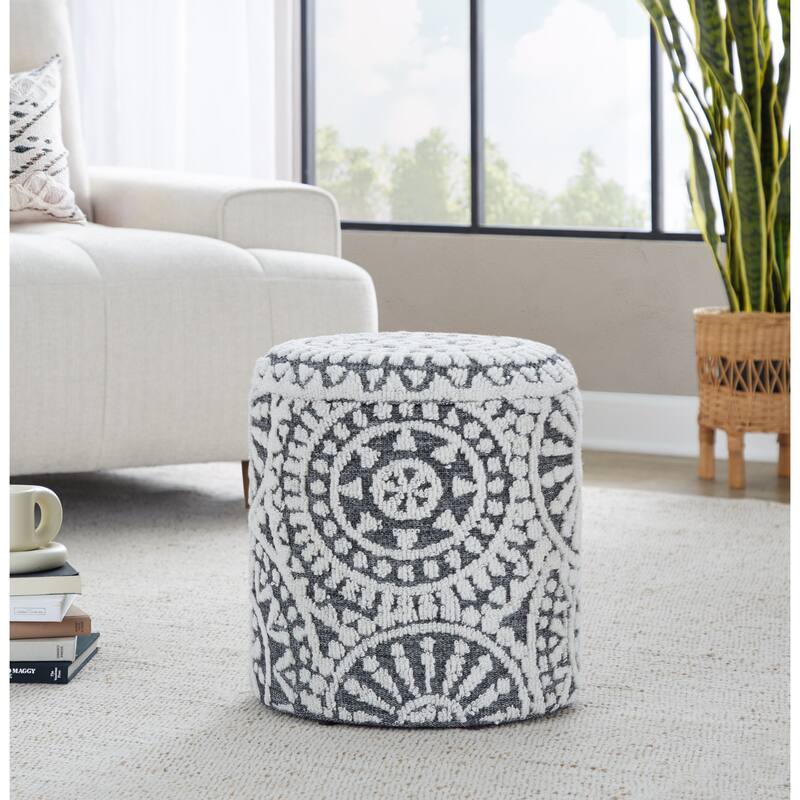 The Curated Nomad Tegan 18" Storage Ottoman Ottoman