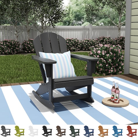 Laguna Adirondack Eco-Friendly Poly All-weather Outdoor Rocking Chair