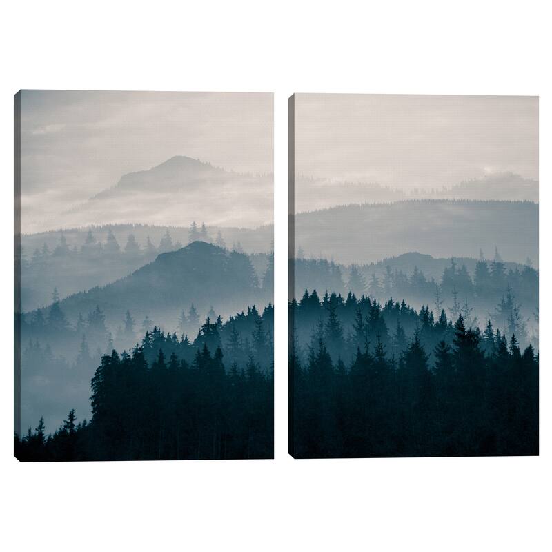 Blue Mountains I & II by PhotoINC Studio Canvas Art Prints