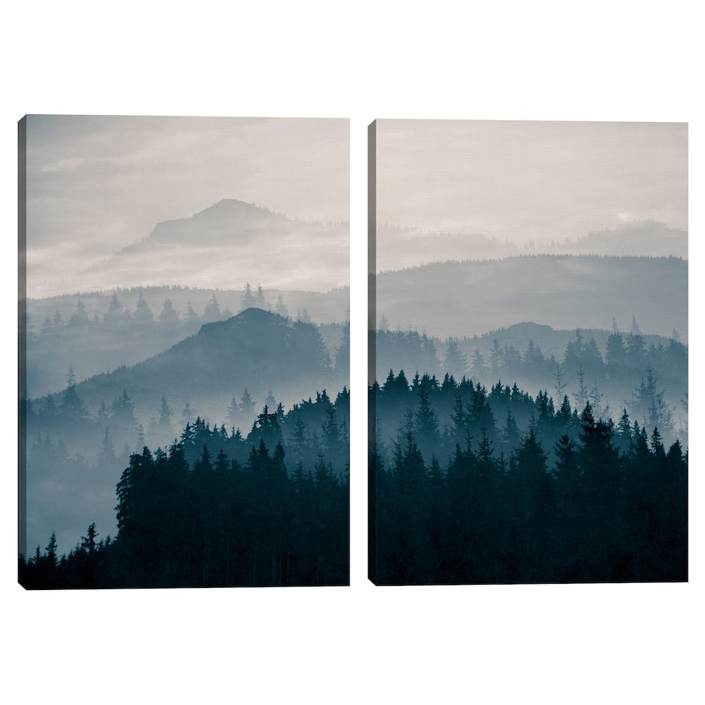 Blue Mountains I & II by PhotoINC Studio Canvas Art Prints