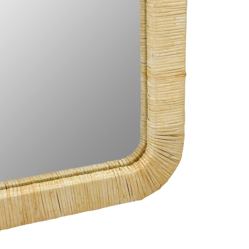 INK IVY Nova Natural Rattan Wall Mirror