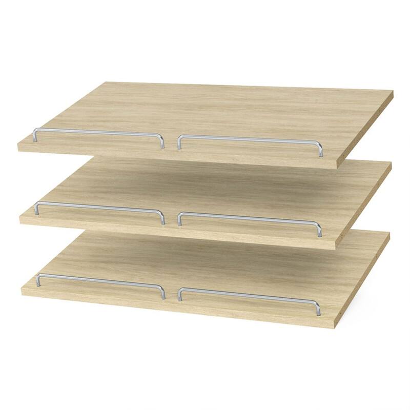 Easy Track Essential Shoe Tower Storage System and Organizer Kit, Honey Blonde - 96