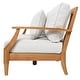 preview thumbnail 71 of 137, SAFAVIEH Couture Outdoor Martinique Solid Wood Patio Sofa