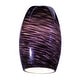 preview thumbnail 1 of 0, Access Lighting Chianti - Pendant Glass Shade - Purple Swirl Glass Finish Purple Swirl
