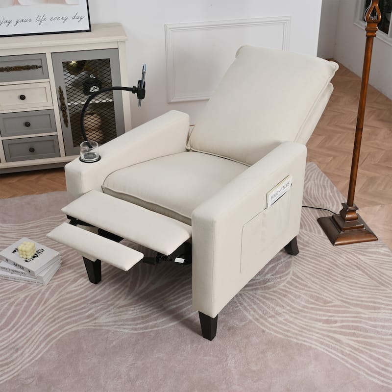 Recliner Chair with Cup & Phone Holder