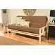 preview thumbnail 17 of 34, Porch & Den Kern Antique Wood Futon Set with Innerspring Mattress Marmont Mocha