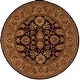 preview thumbnail 43 of 81, SAFAVIEH Handmade Classic Treva Traditional Oriental Wool Rug 8' Round - Dark Plum/Gold - Round