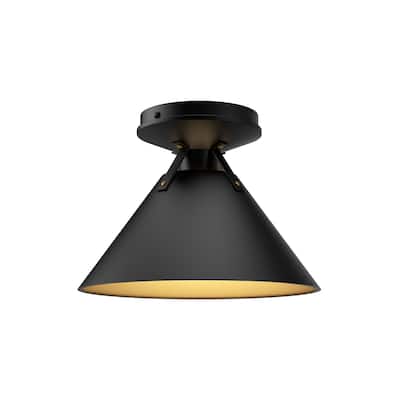 Alora Lighting FM584507 Archer 10" Wide Semi-Flush Ceiling Fixture