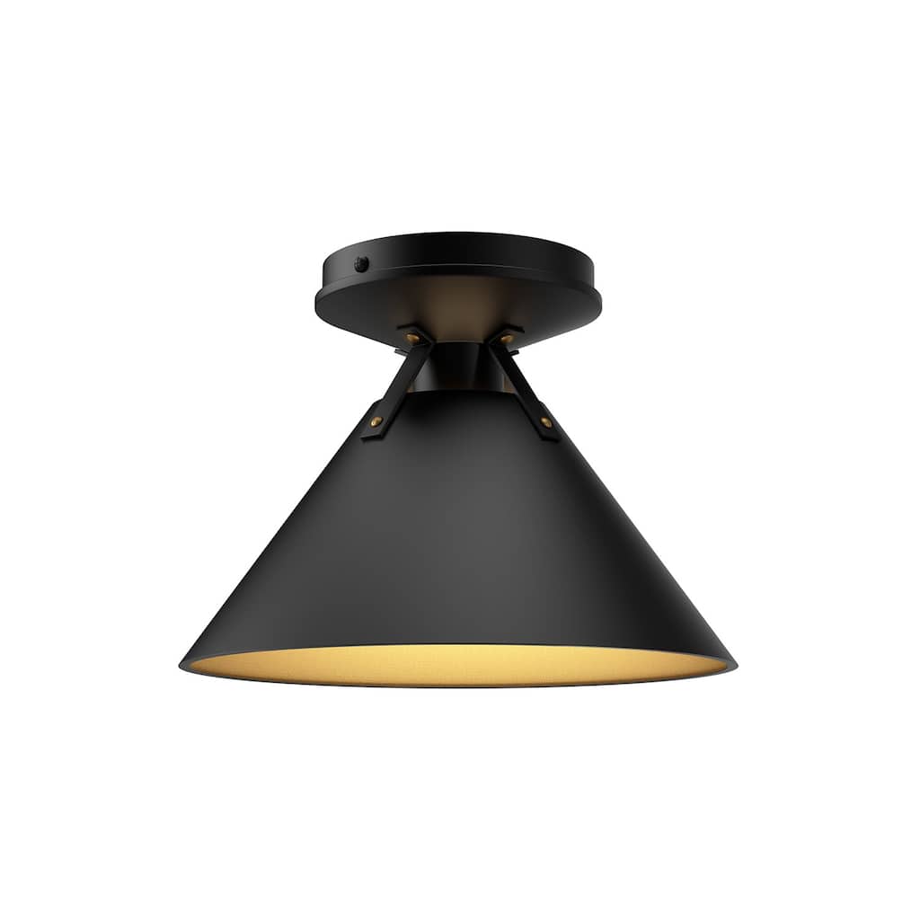 Alora Lighting FM584507 Archer 10" Wide Semi-Flush Ceiling Fixture