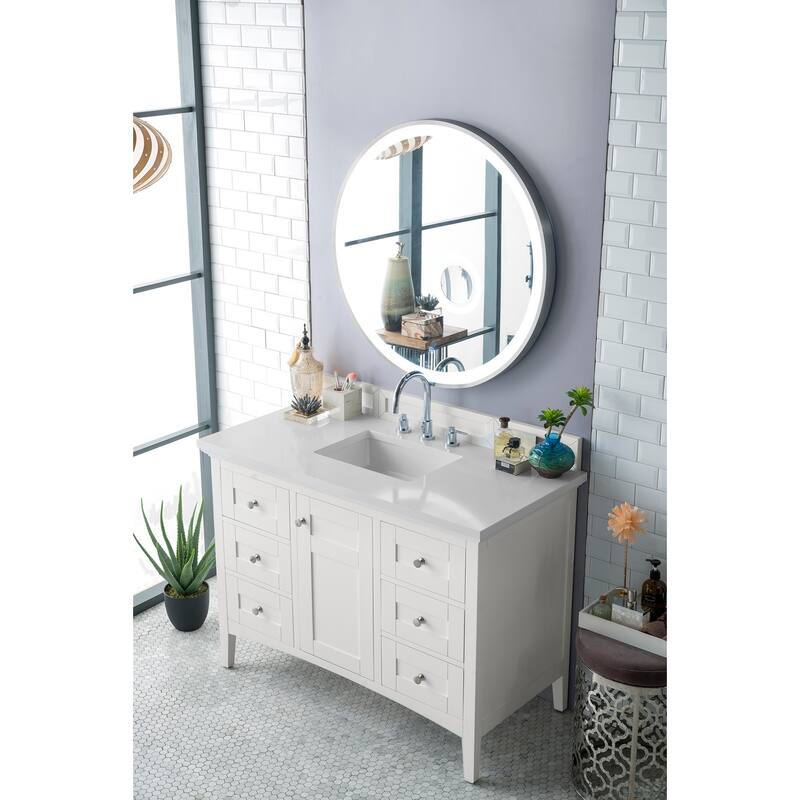 James Martin Vanities 527-V48-3WZ Palisades 48" Free Standing Single