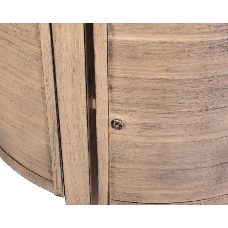 Thatcher Driftwood Round Aluminum LPG Fire Pit - N/A