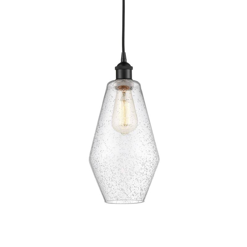 Innovations Lighting 616-1P-15-7 Cindyrella Pendant Cindyrella 7" Wide - Matte Black / Seedy